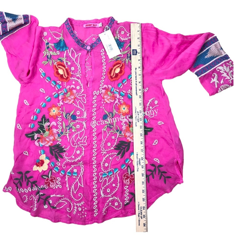 Johnny Was Pink Tamarind Blouse Small - Picture 6 of 7